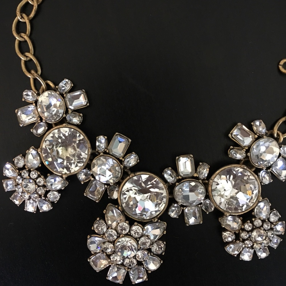 J.Crew Statement Necklace (large crystals)